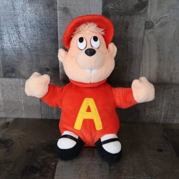 Alvin & The Chipmunks Vintage 90s Gund Plush Stuffed Toy - Picture 1 of 8
